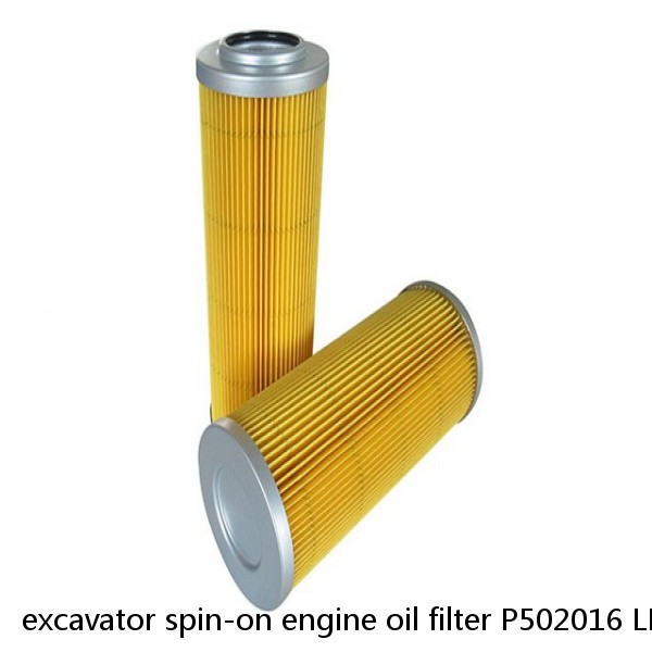 excavator spin-on engine oil filter P502016 LF3874 140517050