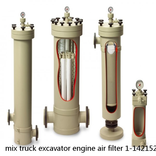 mix truck excavator engine air filter 1-14215213-0 P605022 AF26537