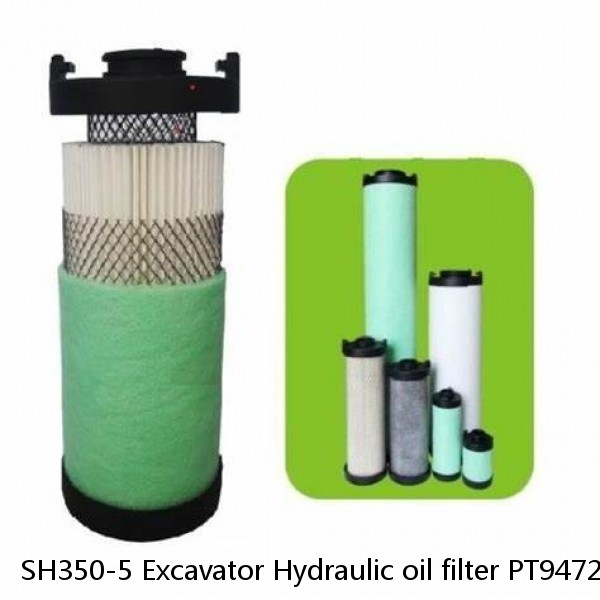 SH350-5 Excavator Hydraulic oil filter PT9472 KHJ0738 #3 small image
