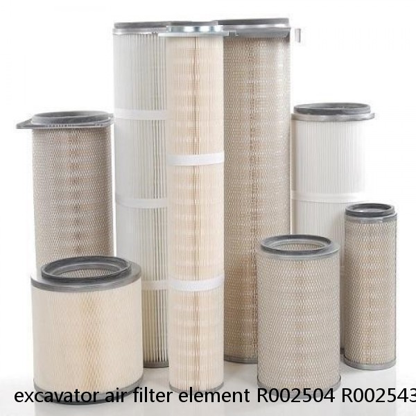 excavator air filter element R002504 R002543 60207265 60207264