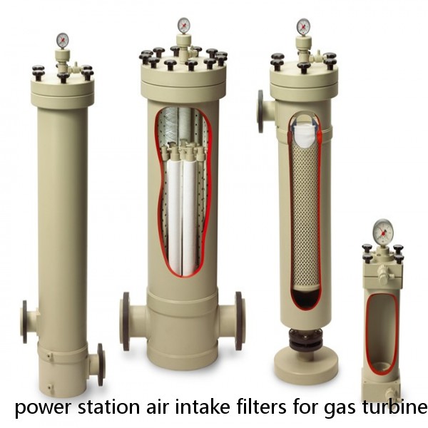 power station air intake filters for gas turbine
