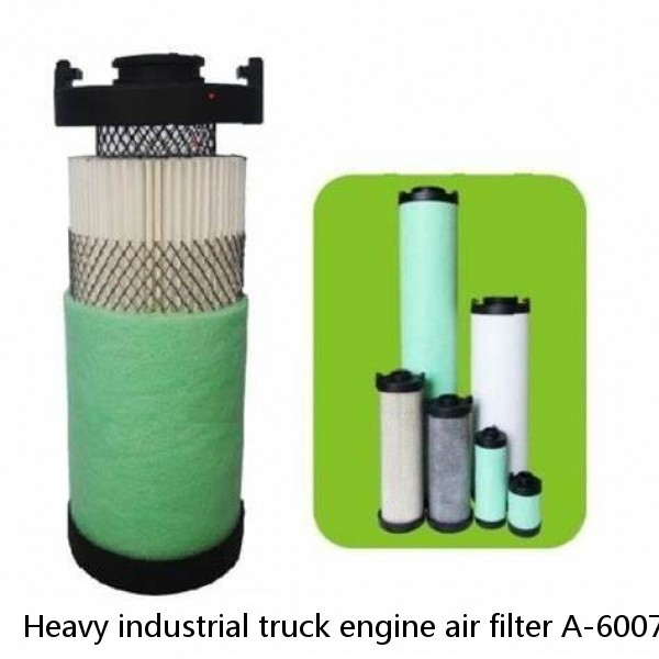 Heavy industrial truck engine air filter A-6007 A-6008 #2 image