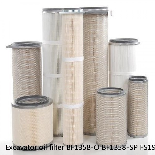 Excavator oil filter BF1358-O BF1358-SP FS19736 11110668 #3 image