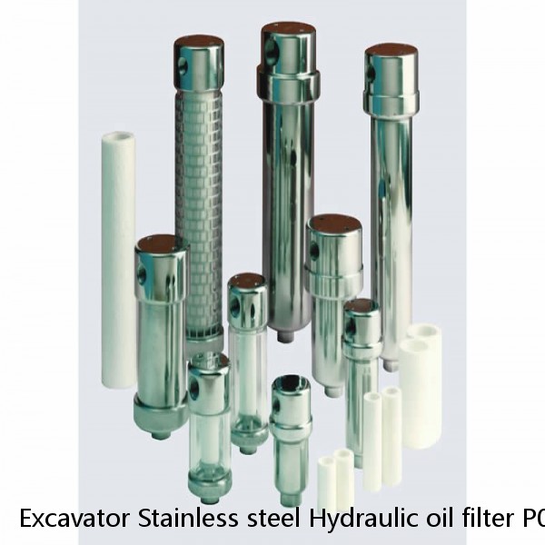Excavator Stainless steel Hydraulic oil filter P0-CO-01-01030 60101257 #3 image