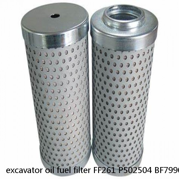 excavator oil fuel filter FF261 P502504 BF7990 299-8229 #4 image