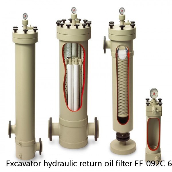 Excavator hydraulic return oil filter EF-092C 60308100061 #2 image