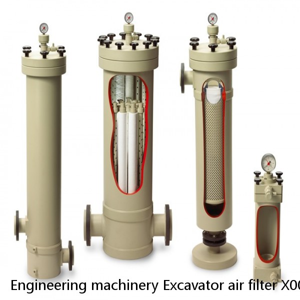 Engineering machinery Excavator air filter X009724 P537876 P537877 #5 image
