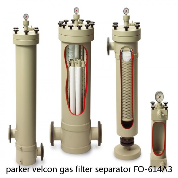 parker velcon gas filter separator FO-614A3 #3 image